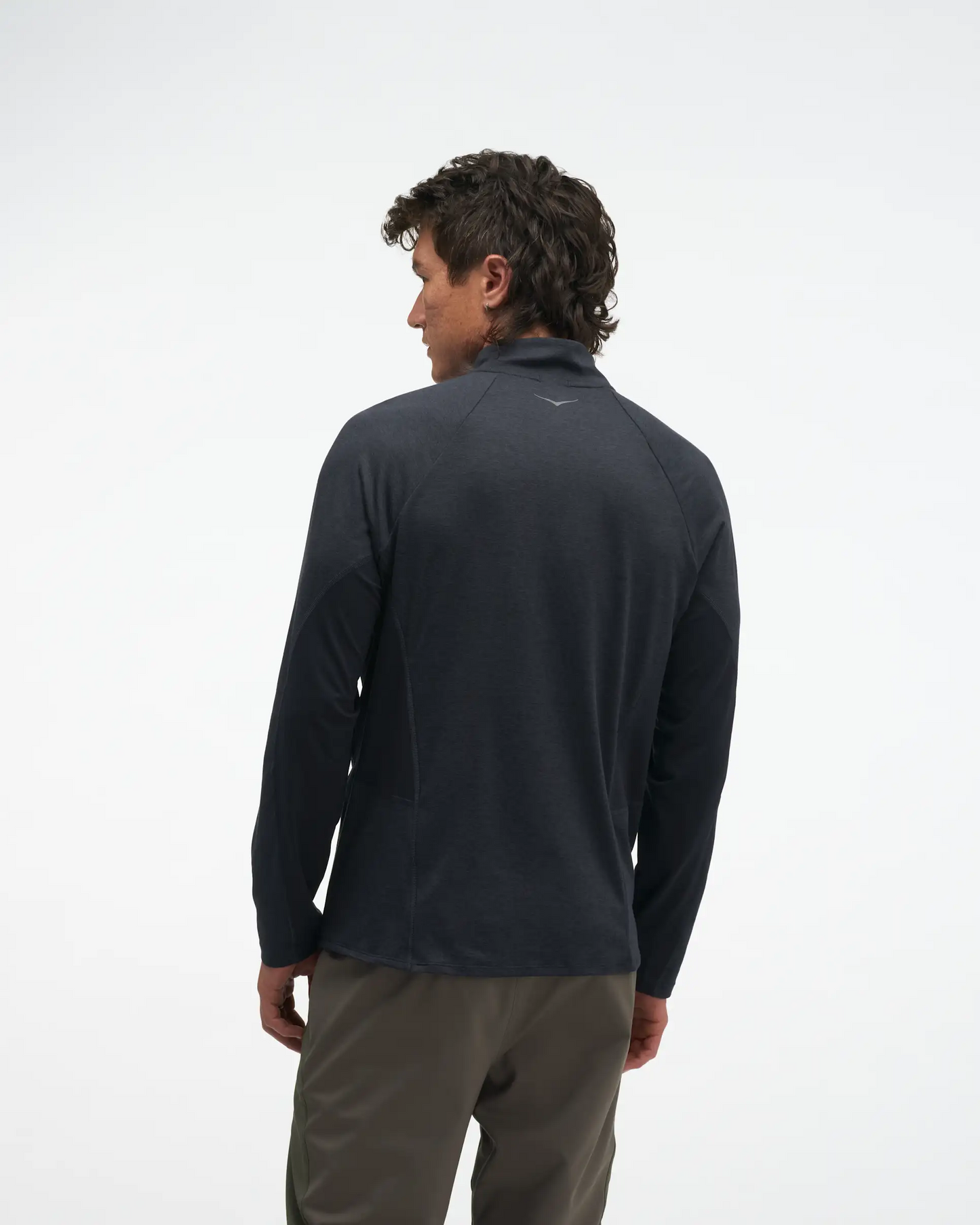 CAMISETA SKYFORM HALF ZIP BLACK HTR