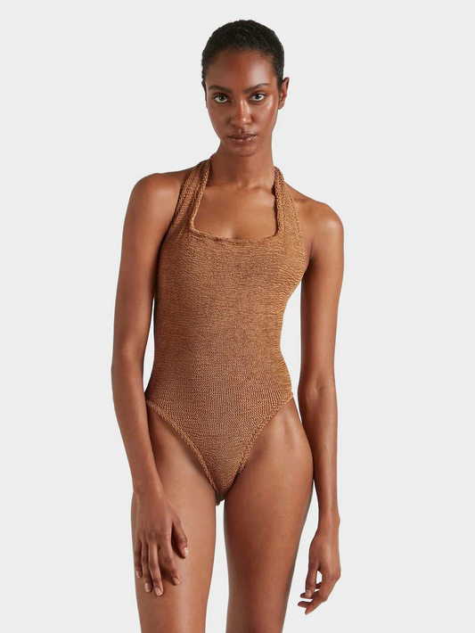 Sandy Swim Metallic Cocoa
