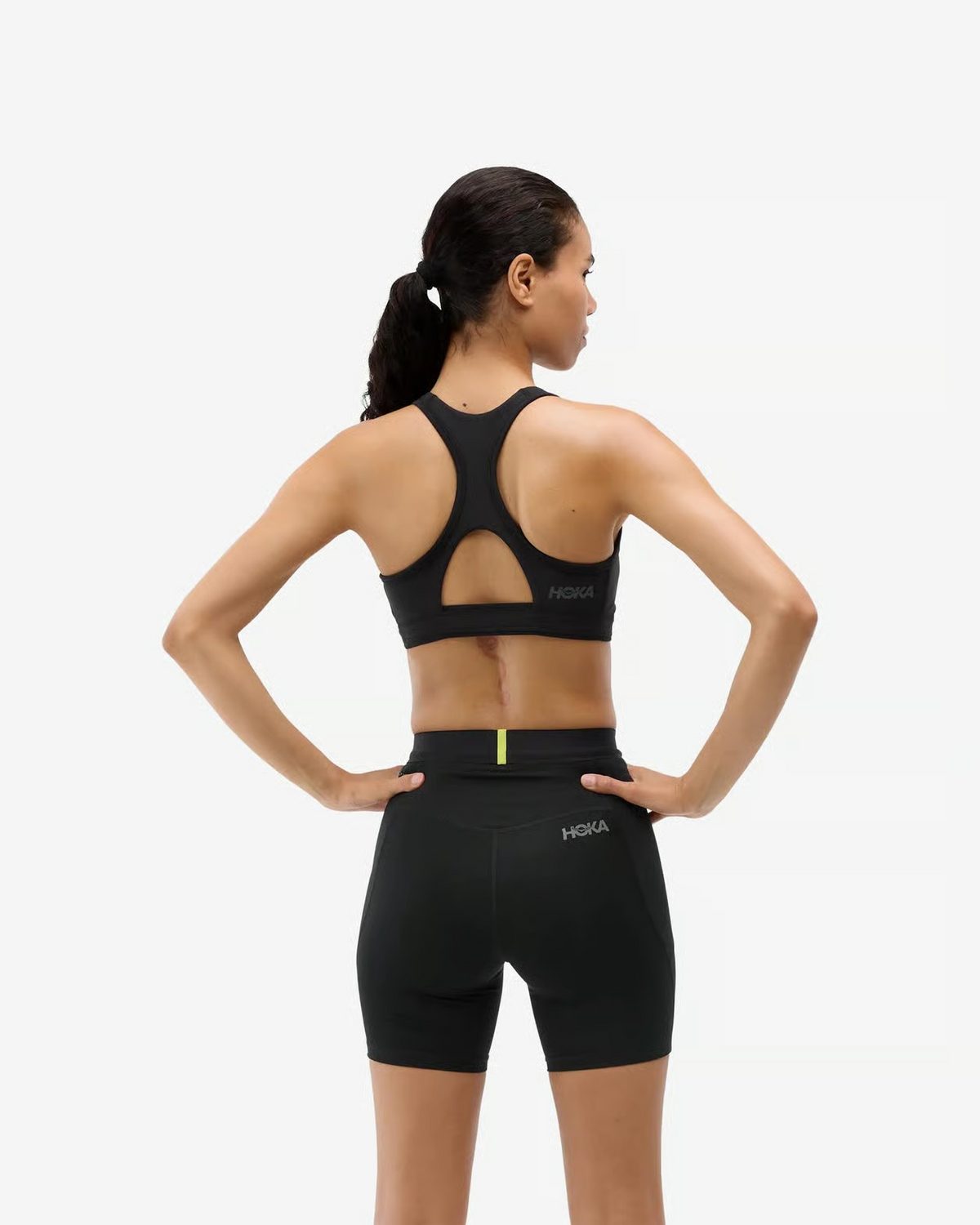 HUPANA SPORTS BRA REMOVABLE CUP BLACK/BLACK