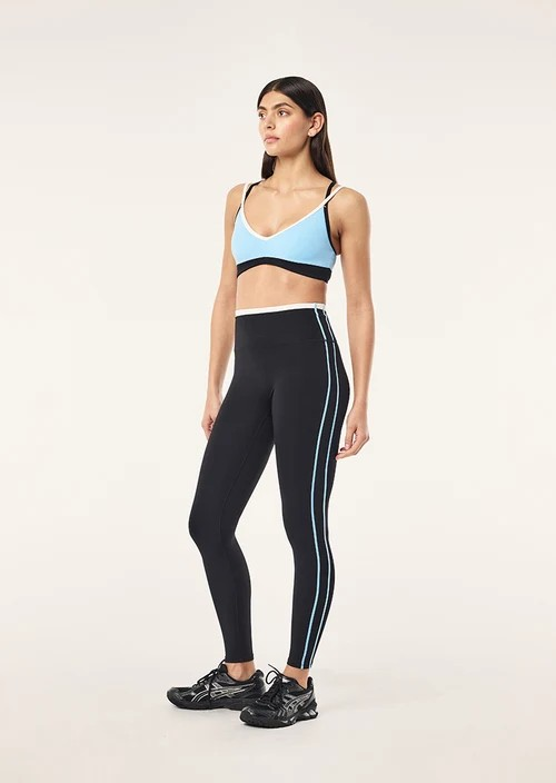 RADAR FULL LENGTH LEGGING BLACK/ALASKAN BLUE