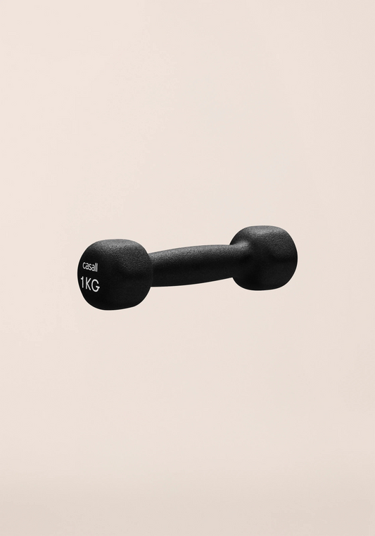 Classic Dumbbell 1kg Black/white