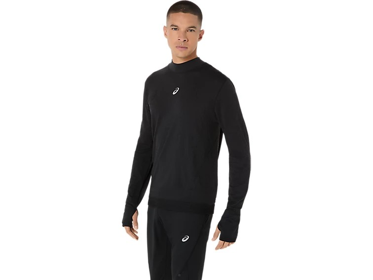 ROAD WINTER SEAMLESS LS TOP PERFORMANCE BLACK
