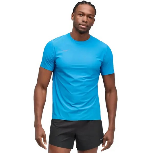 CAMISETA AIROLITE RUN SHORT SLEEVE HOKA BLUE