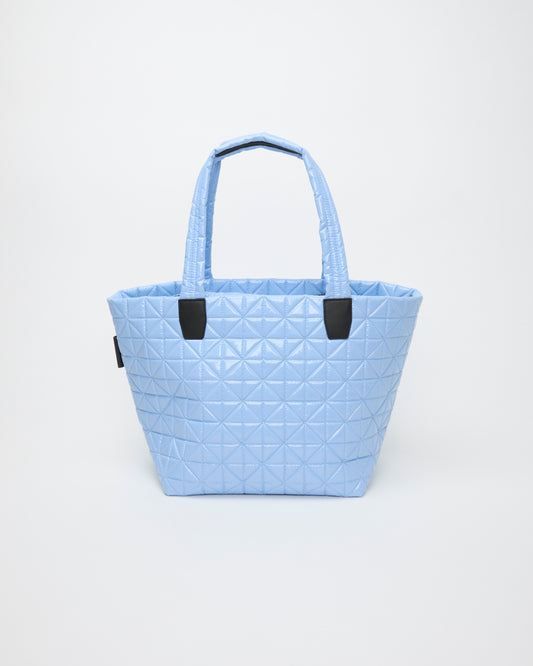 VEE TOTE MEDIUM CERULEAN VINYL