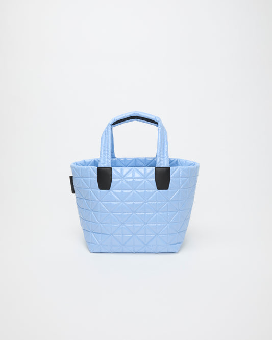 VEE TOTE SMALL CERULEAN VINYL