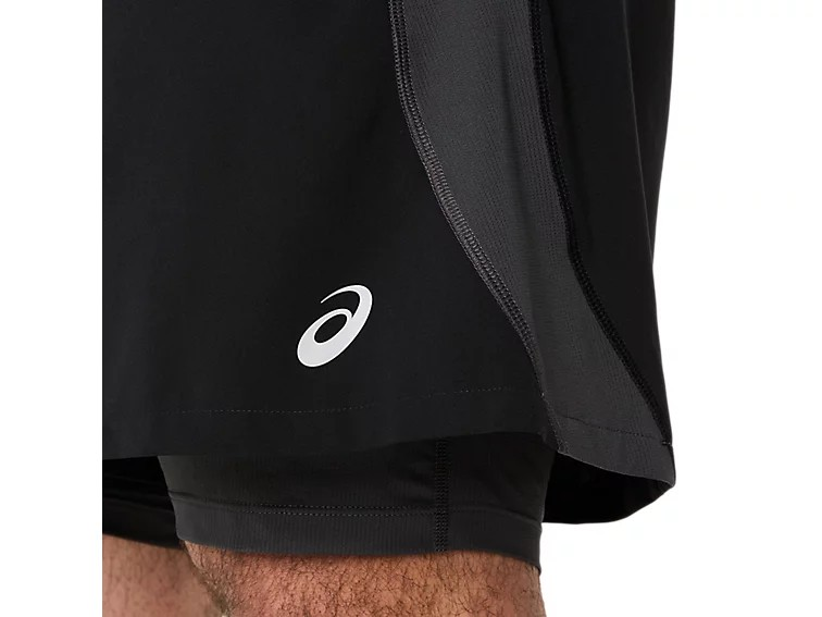 ROAD 2-N-1 5IN SHORT CLAY BLACK/GRAPHITE GREY