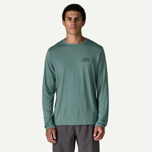 M's L/S Cap Cool Daily Shirt - Cloud Crag Blue Sage