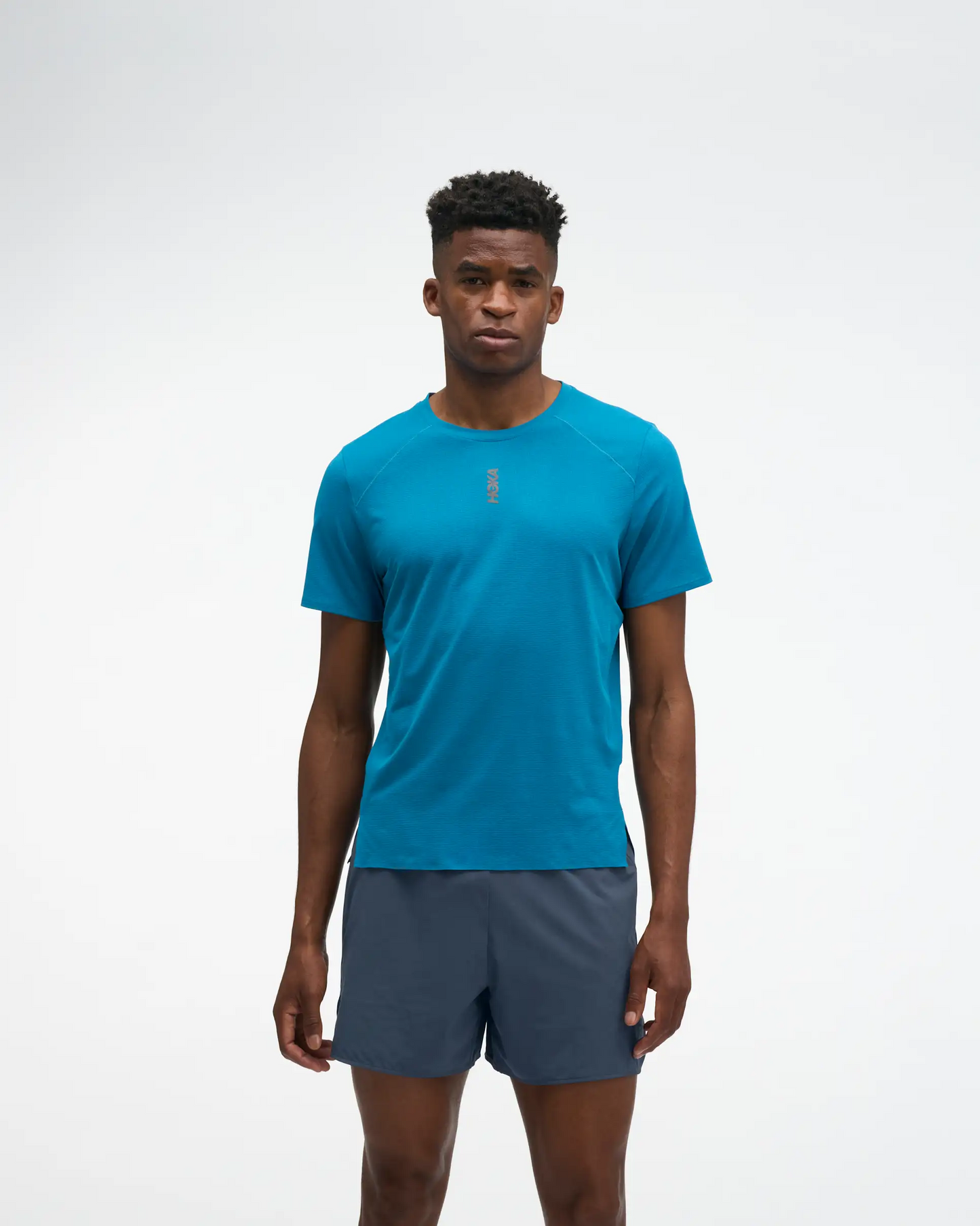 CAMISETA EVERYRUN SHORT SLEEVE NIGHT GLOW BLUE