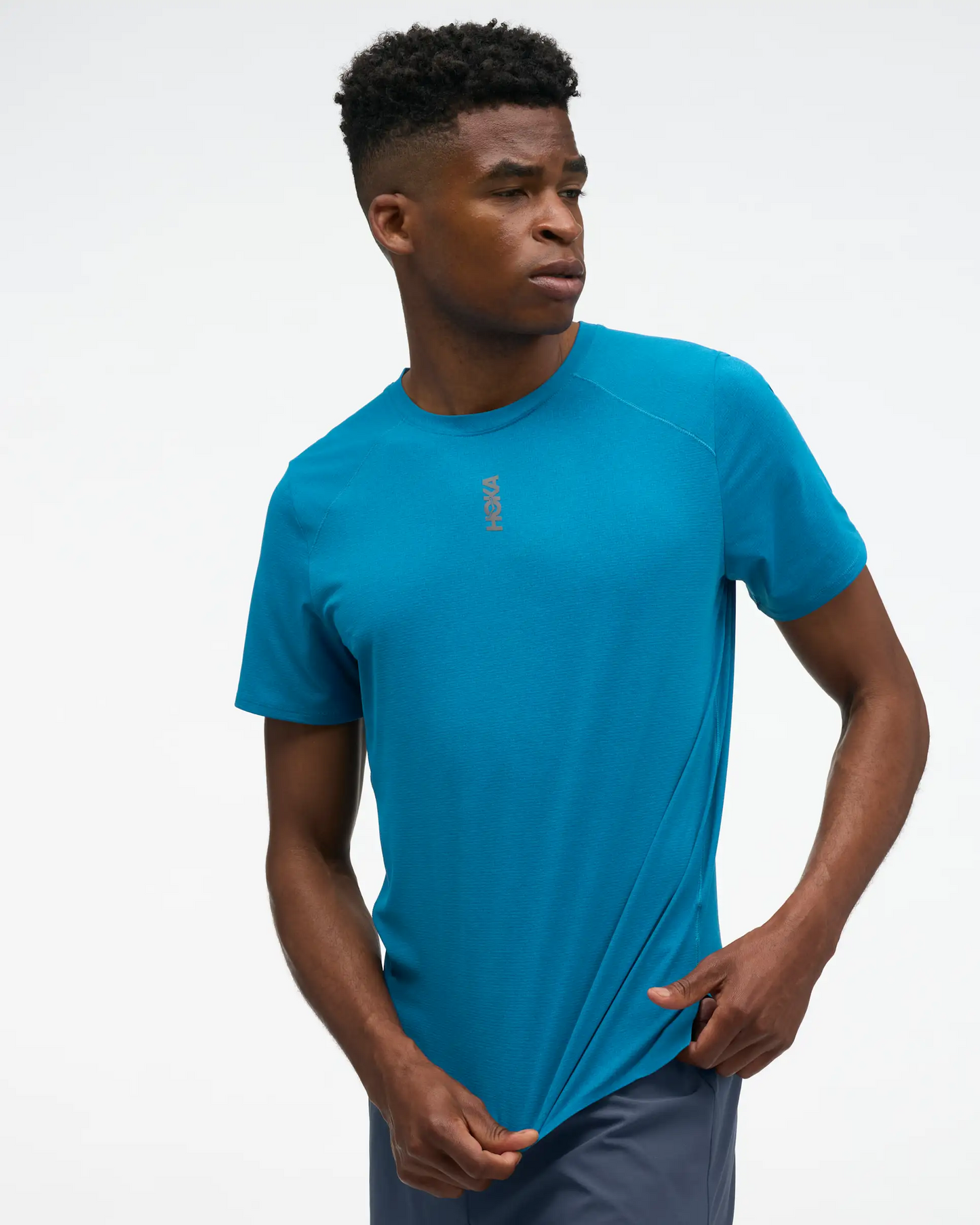 CAMISETA EVERYRUN SHORT SLEEVE NIGHT GLOW BLUE