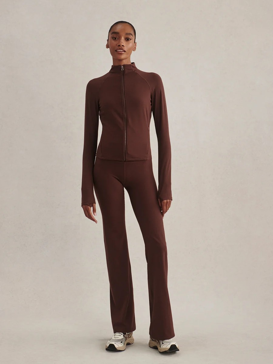 always zip through deep mahogany