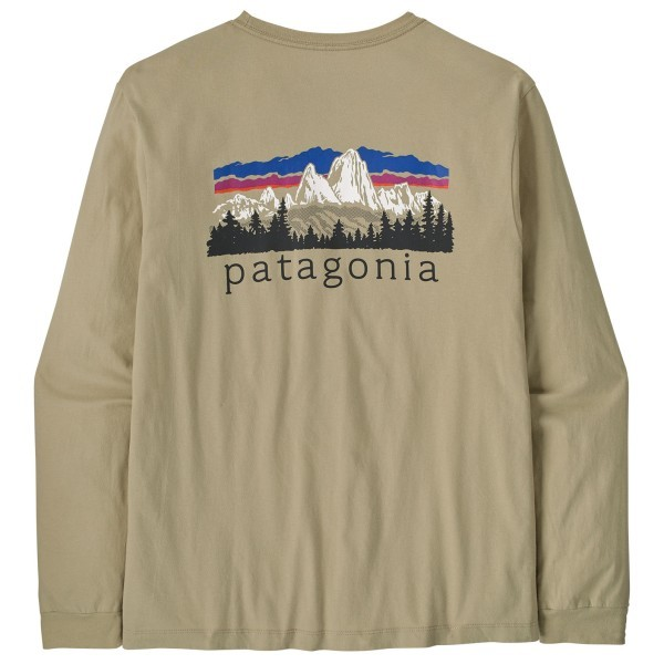 M's L/S Fitz Roy Foothills T-Shirt Weathered Stone