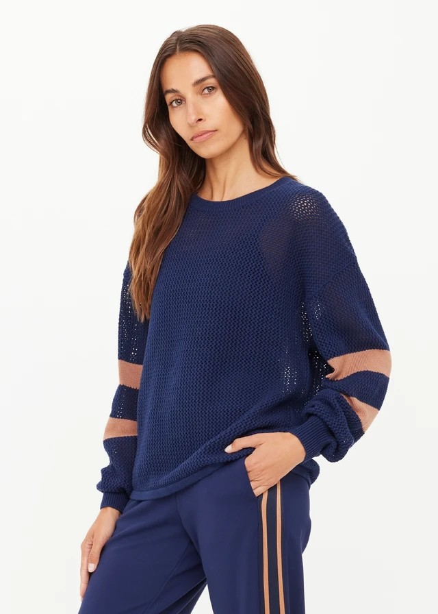FENWAY SEBASTIAN KNIT CREW NAVY