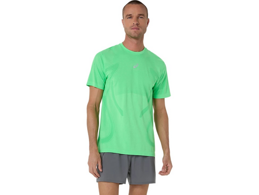 ROAD SEAMLESS SS TOP VITAL GREEN/ILLUMINATE GREEN