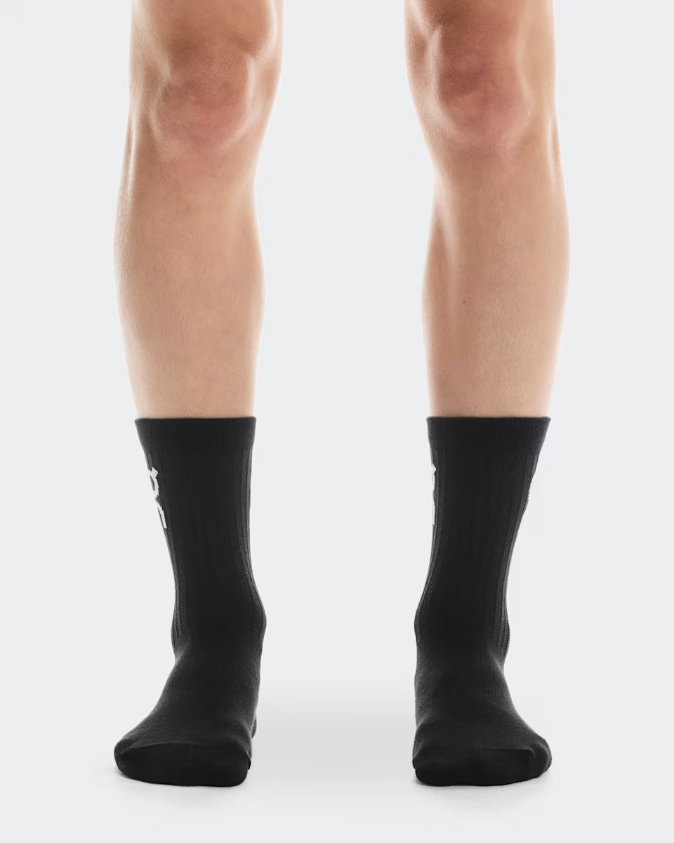 Logo Sock High 3P Unisex Black