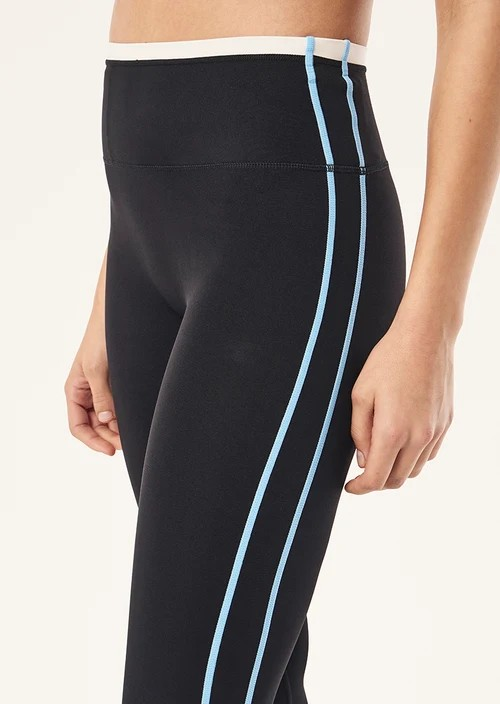 RADAR FULL LENGTH LEGGING BLACK/ALASKAN BLUE