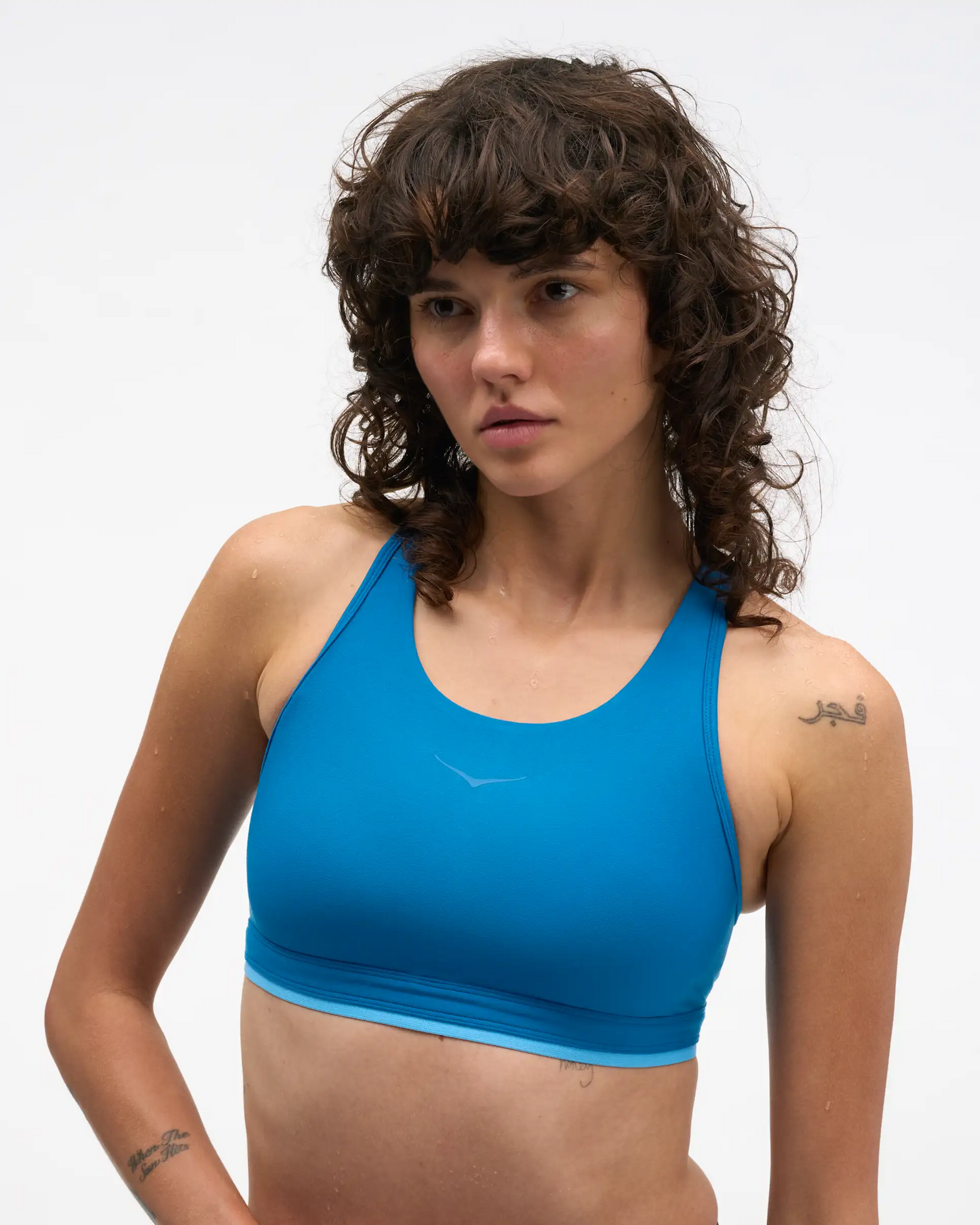 HUPANA SPORTS BRA REMOVABLE CUP NIGHT GLOW BLUE