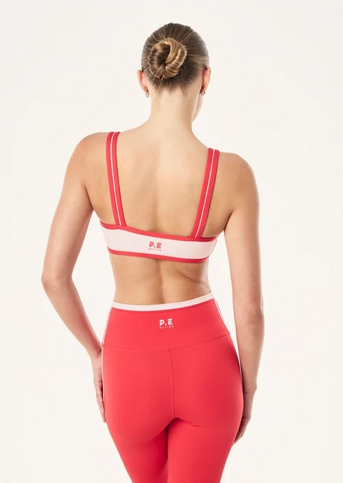 SOLIS SCOOP SPORTS BRA SOFT PINK/STRAWBERRY